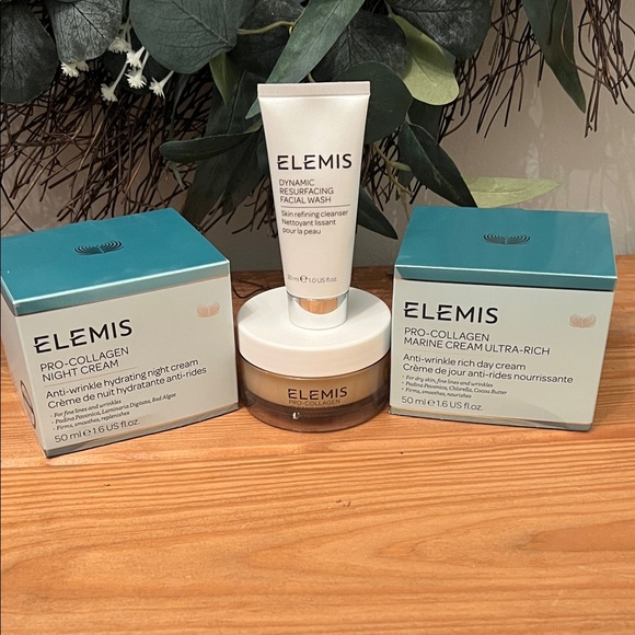 ELEMIS Pro-Collagen Moisturizer Set (includes all 4 products) NEW